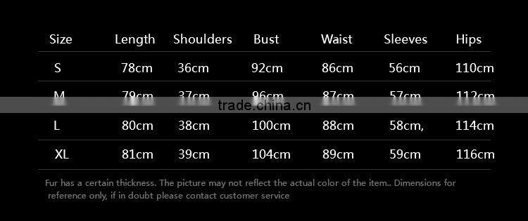 2015 new design custom black mink fur coat with white spot coat