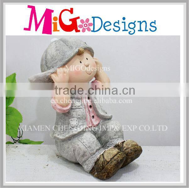 Migodesigns Playing Girls Garden Yard Statues Magnesium Oxide