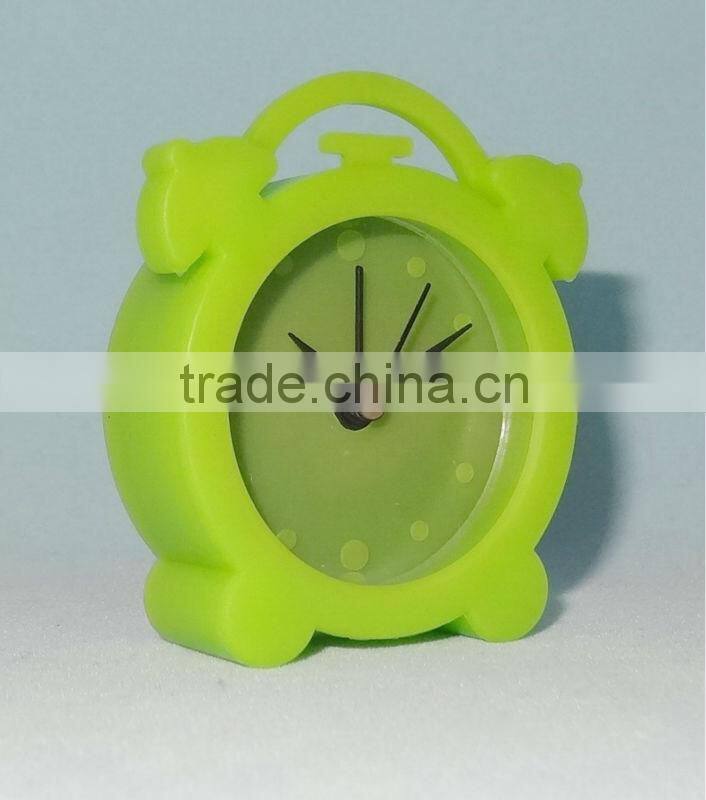 Mini size cute round Table Alarm Clock for promotional gift