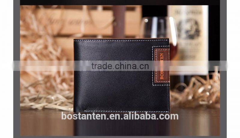 genuine leather fashion trends men wallet purses china wholesale