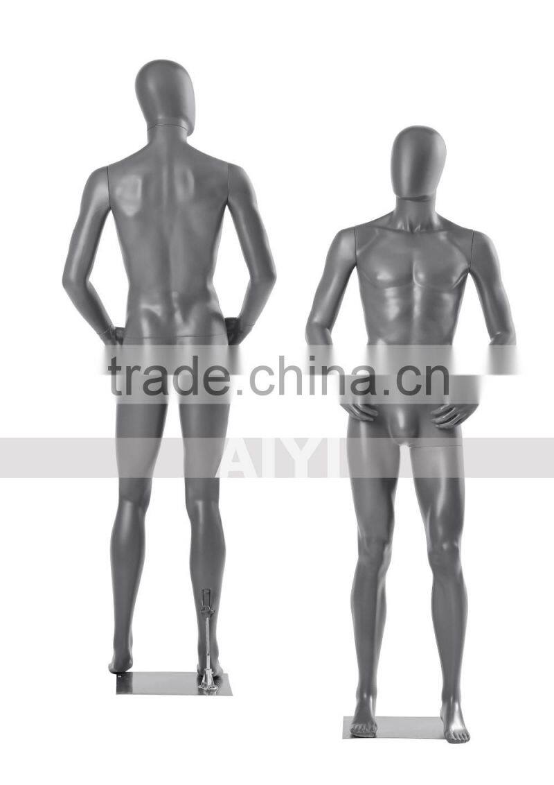 Standard glossy sexy full-body male apparel mannequins