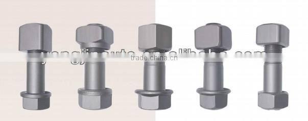 Hex bolt nut for excator track shoe