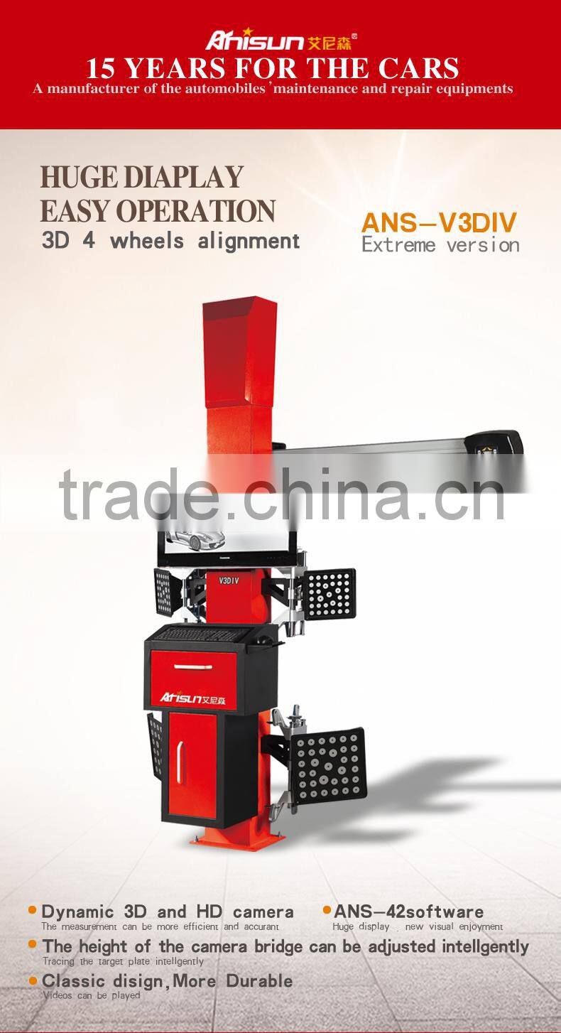 Hot sale 3D wheel aligner machine / tires wheel alignment with CE
