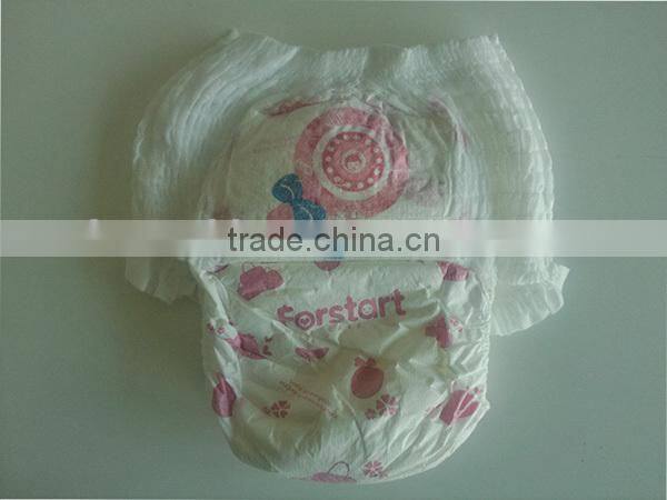 Cotton high quality baby easy up diapers, baby pants diaper, disposable easy up diaper