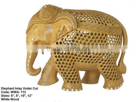 indian-wooden statue/antique carved wooden elephant/antique wooden statue