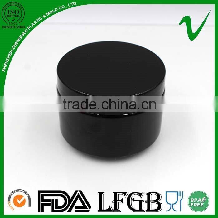 120ml wide mouth empty pet jar custom logo with screw cap