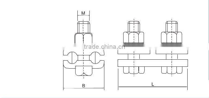 JBT Copper Parallel-groove Clamp