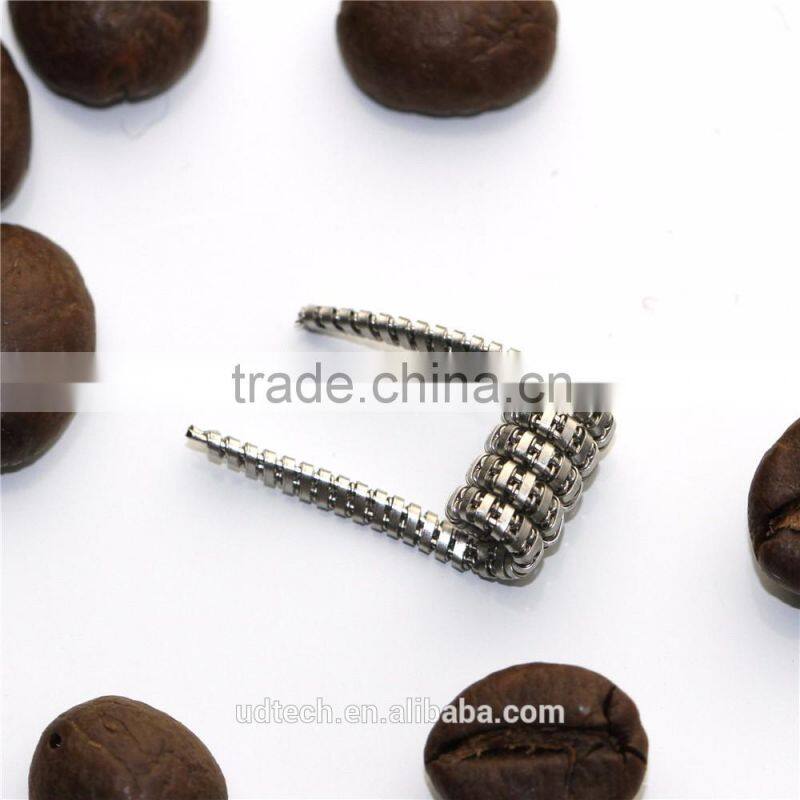 UD Staggered fuse clapton coil/Staple staggered fuse clapton coil premade coil