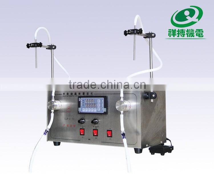 Two heads small scale perfume bottle filling machine