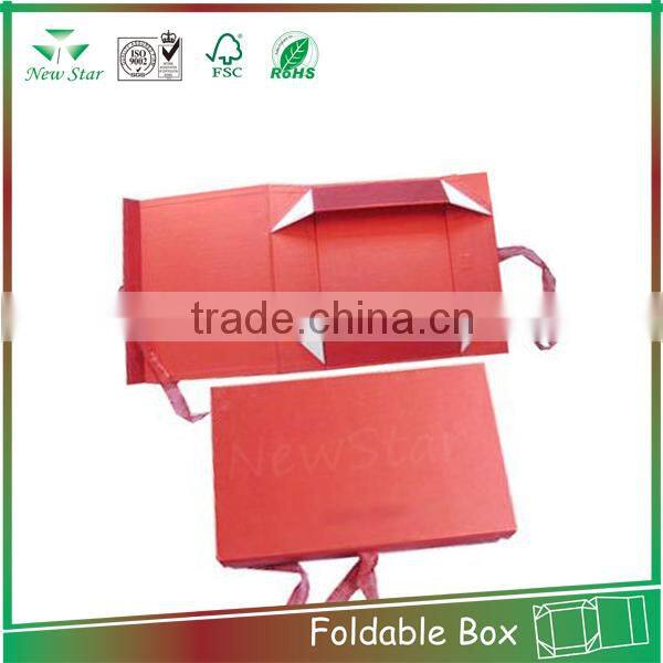 black paper magnet closure foldable packing box factory