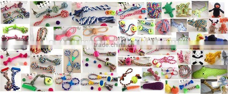 Cotton Rope with Strap A Tennis Ball Playthings Puppy Dog Toys