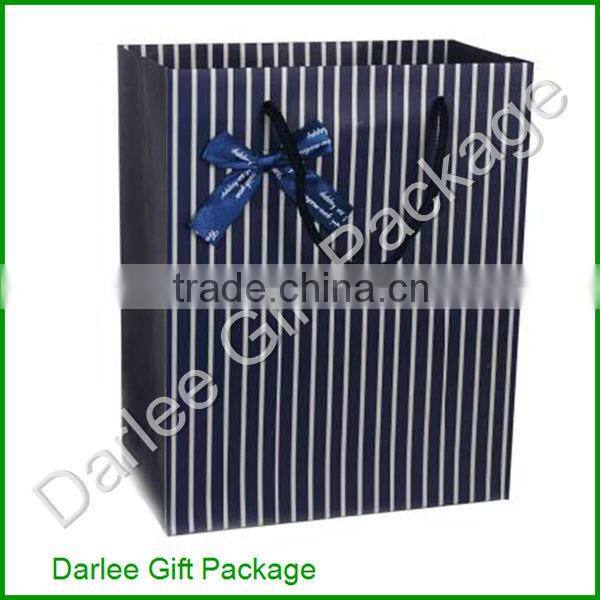 decorative paper shopping bag/packaging paper shopping bag / wholesale luxury paper shopping bag
