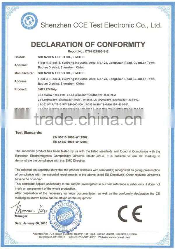 3528 series LED Meteor light 600mm outdoor decorative lighting led meteor shower light led rain tube light