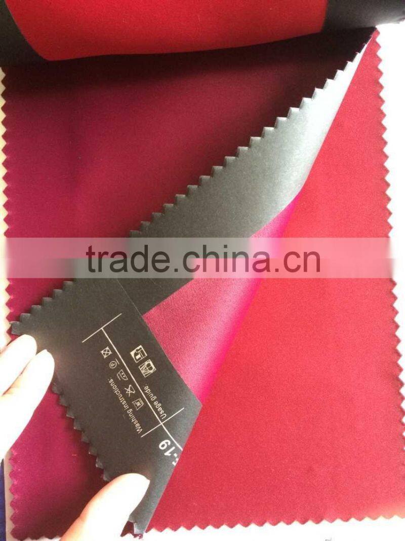 100% polyester high density blackout fabric for hotel curtains plain curtains 100% blackout flame retardant