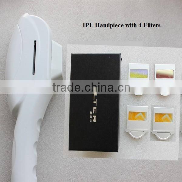 Best choice for beauty salon device White SHR(super hair removal) and IPL beauty handle