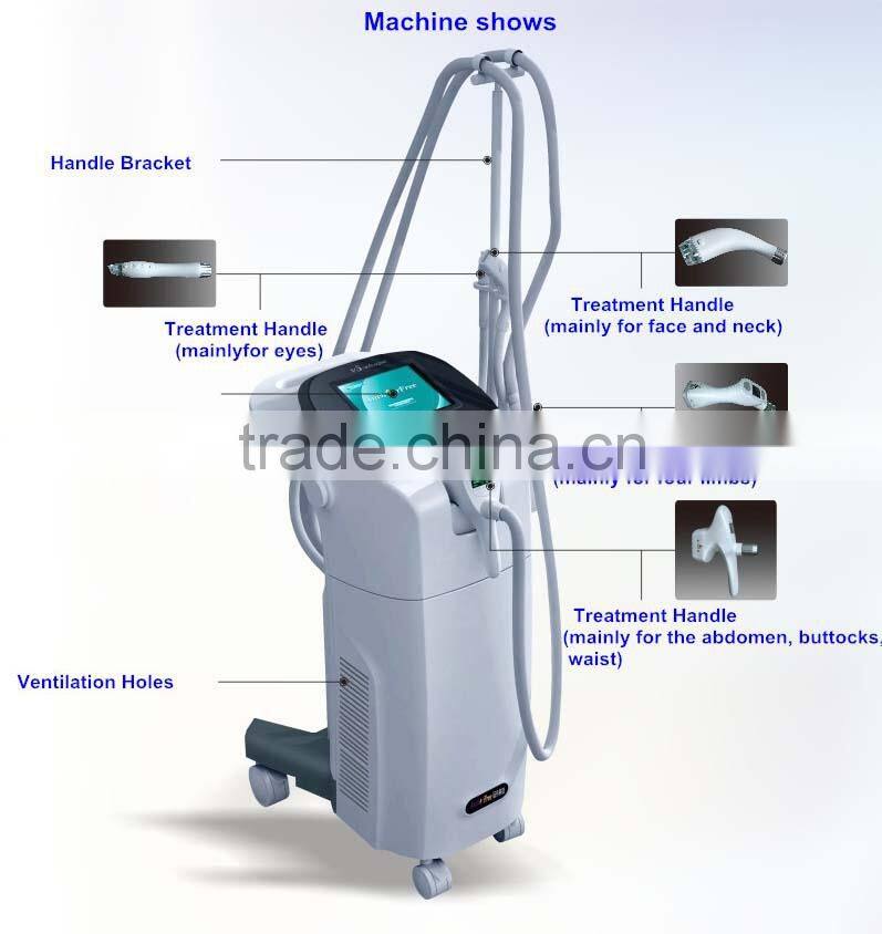 vacuum cavitation vela shape vacuum rf multifunction beauty machine
