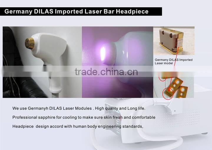 Portable 808nm diode laser permanent depilation machine