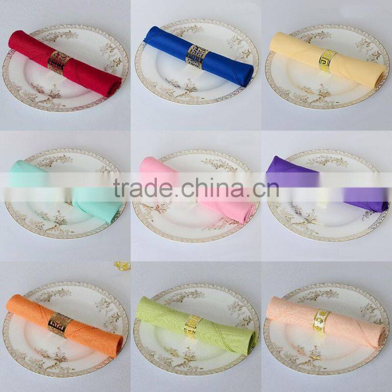 wholesale solid color 48x48cm table napkin for restaurant and party decoration