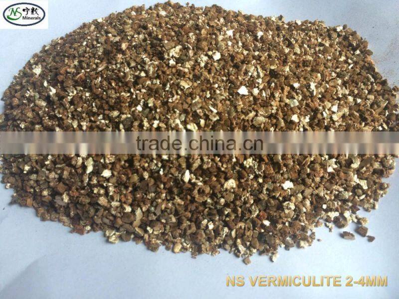3-6mm 4-8mm etc Expanded Vermiculite as growing media for Agriculture