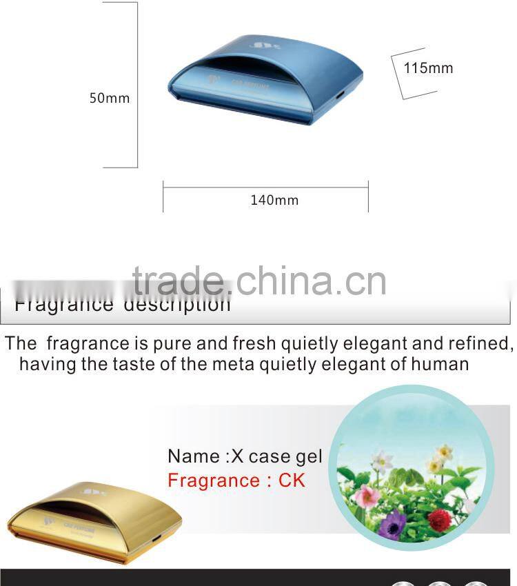 2017 Peach scent paper car freshner gel air freshener