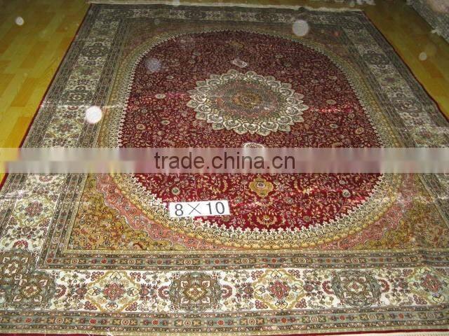 handmade silk carpet
