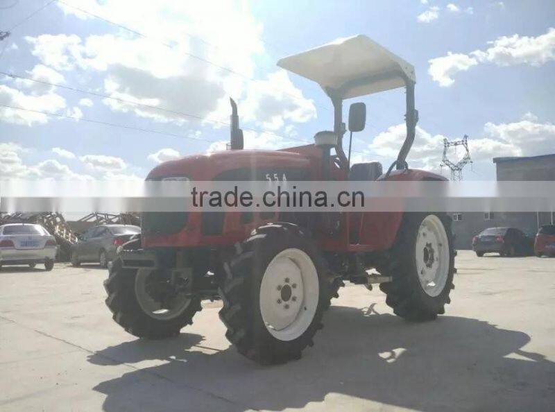 55HP 4WD farm tractor for sale from shandong