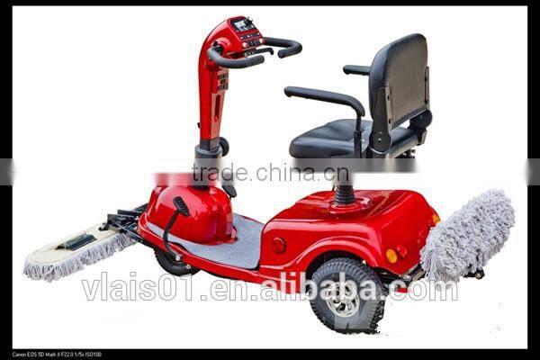 Full automtic cleaning equipment HY101 electrical driving dust push cart