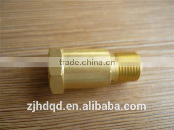 brass 1/4-inch Pneumatic female and male hex head adaptor