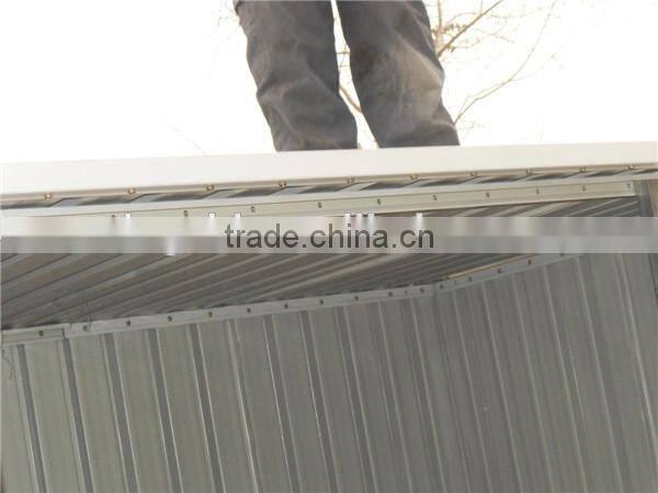 professional design steel garden shed
