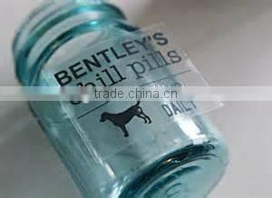 waterproof transparent self adhesive sticker paper