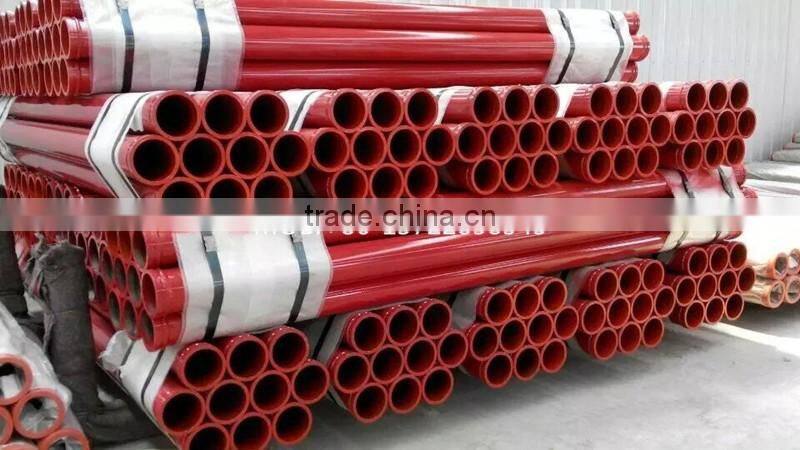concrete pump spare parts- pump pipe /st52 dn125 concrete pump delivery pipe