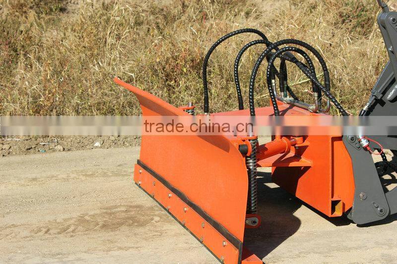 New Everun ER08 800kg CE Schneeraeumung Hoflader for Farm mit Schneeschaufel/Schneeschild/Schneepflug