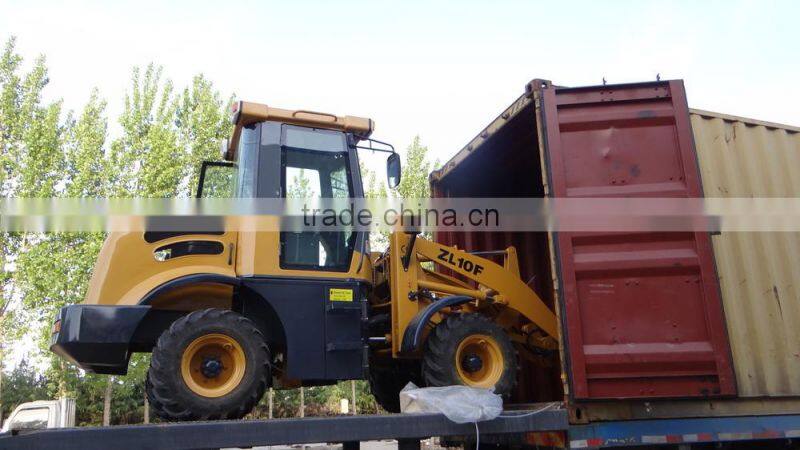Mini Compact Wheel Loader 1000kg wheel loader For Sale