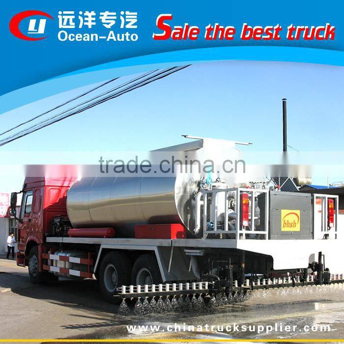 6x4 Sinotruck HOWO 8-10cbm asphalt spray truck bitumen tanker truck