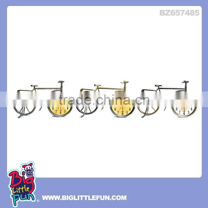 Kids alarm clock bike shape