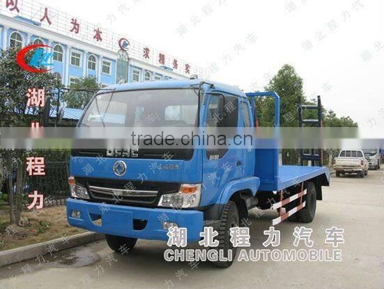 Mini excavator transportation truck for sale!flat bed truck