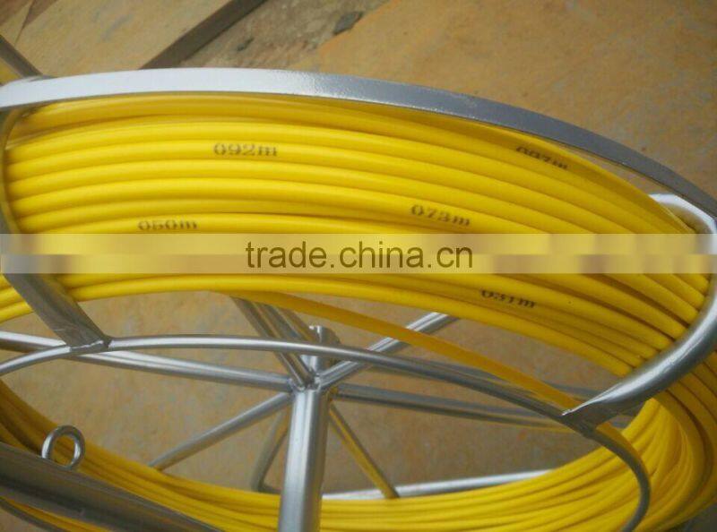 Colorful fiberglass push pull rod/10mm 250m FRP duct rodder