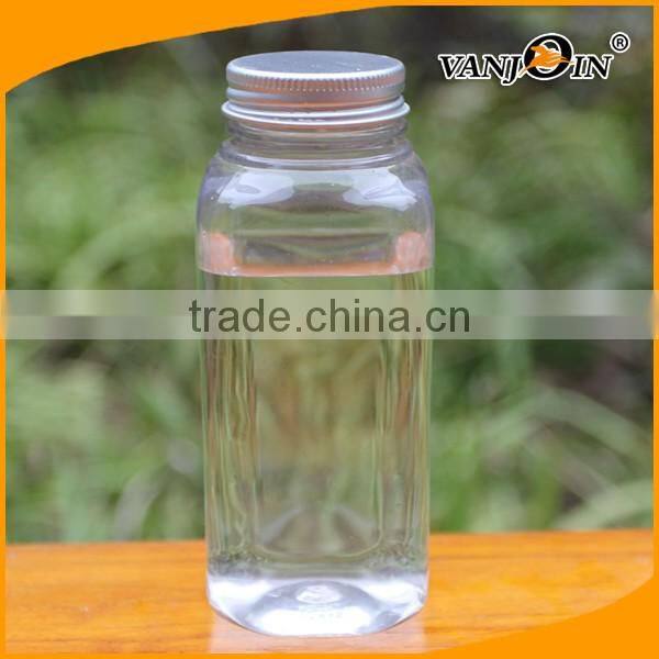 8 OZ Square PET Plastic Milk Bottle BPA Free