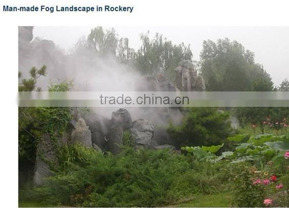 High pressure anti-drop mist spray nozzles with filter