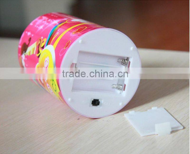 large size voice activated romantic love design candle light