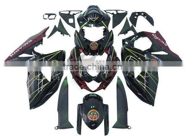 For 09-10 SUZUKI GSXR1000 GSX-R1000 2009-2010 #3 Black Motorcycle Fairing Body Work