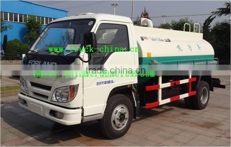 Professional sewage suction tanker truck with CE certificate