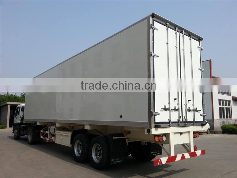 2015 hot-sale 2axles refrigerated van semi trailer/3 axles refrigerator freezer truck