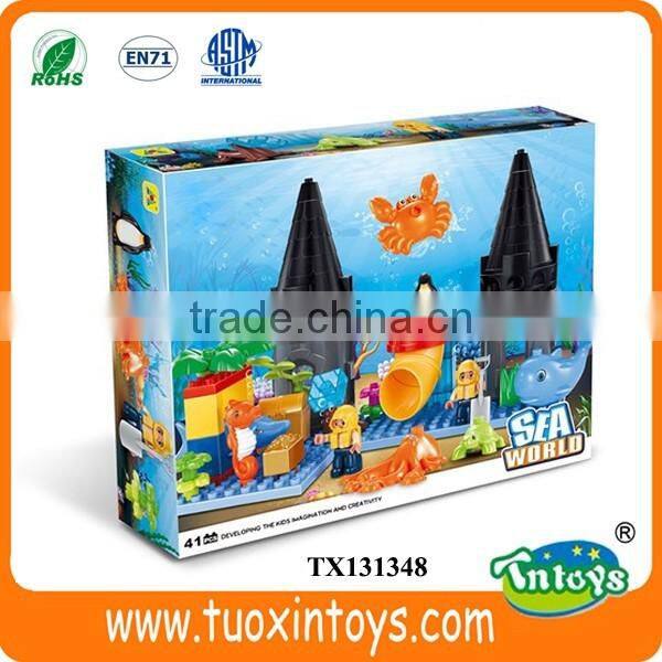 world famous building 3D puzzle miniature kids interlocking block