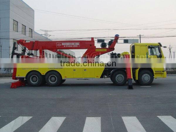 8*4 SINOTRUK HOWO Heavy Duty Road Recovery Truck 30ton