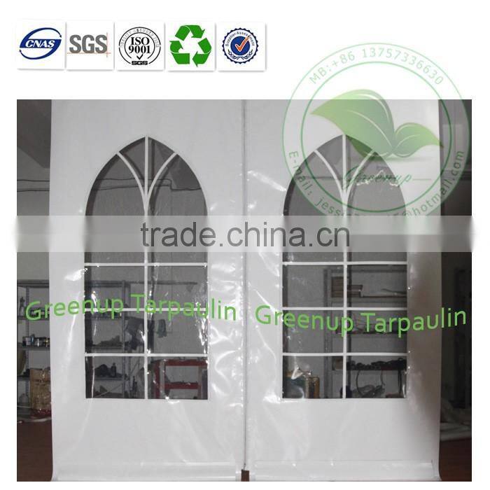 Elegant Transparent Plastic Window For Church Tent