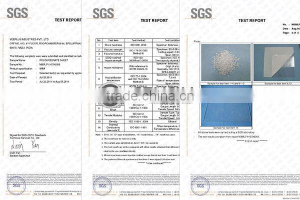 Haining Grade A polycarbonate corrugated sheet /corrugeated roofing sheet/polycarbonate sheet manufacturer