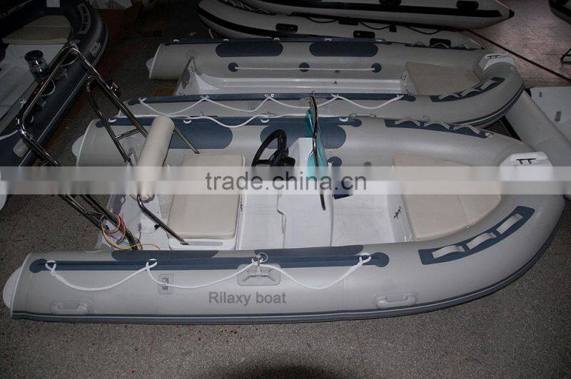 Duable rigid PVC inflatable boat singapore