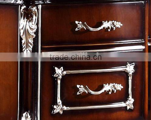 Luxury American Style Office Desk, Royal Palace Study Room Furniture, Wooden Hand Carved Writing Desk (BF01-ML016)