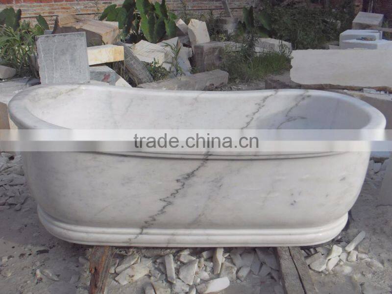 marble shower sink/white stone shower sink